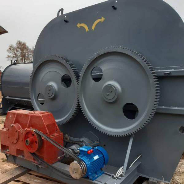 Смеситель Торфа Грунта Песка С-12 Объем 12 м3 лопастной двухвальный